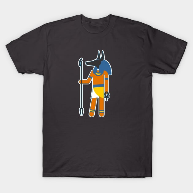 Simple Gods - Anubis T-Shirt by DoctorDestructoDome